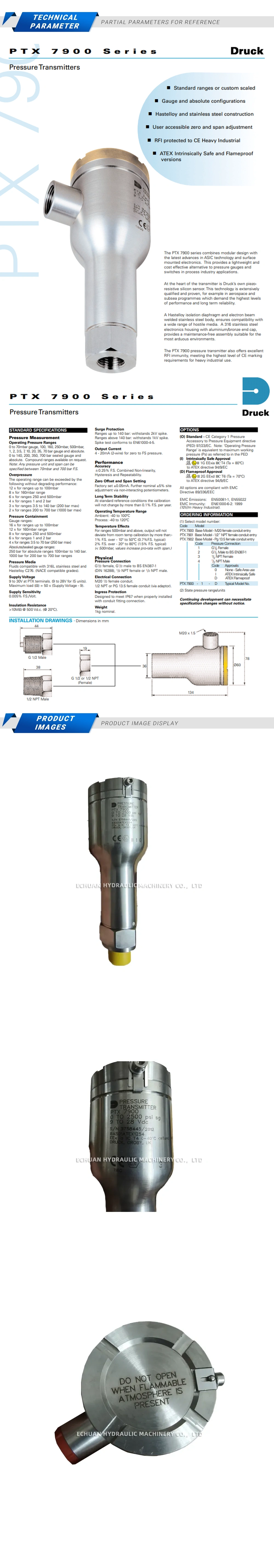 Druck PTX 7900 Description