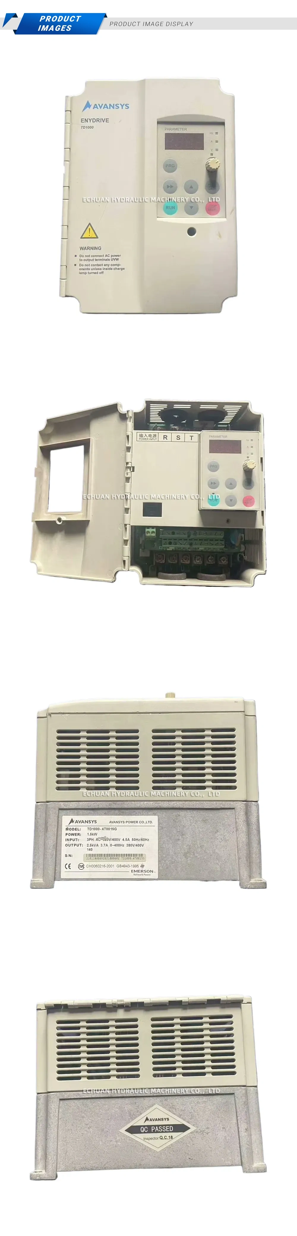 EMERSON TD1000-4T0015G 1.5Kw Description