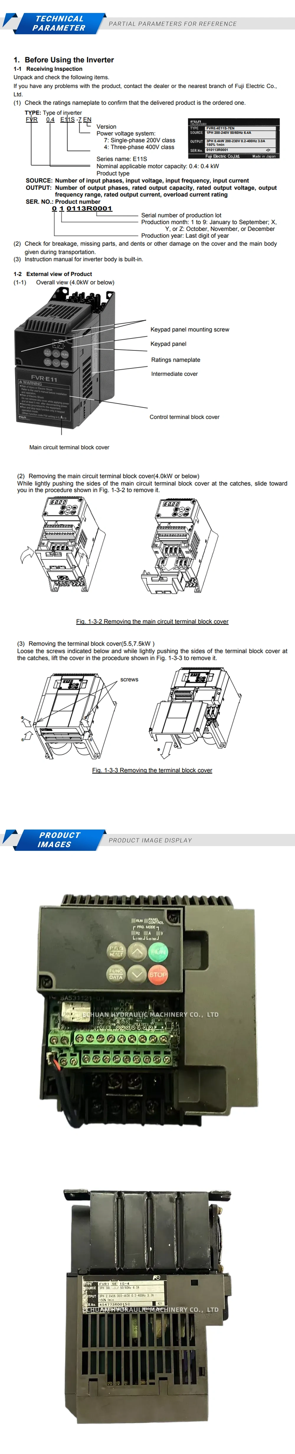 FUJI FVR1.5E11S-4 Description