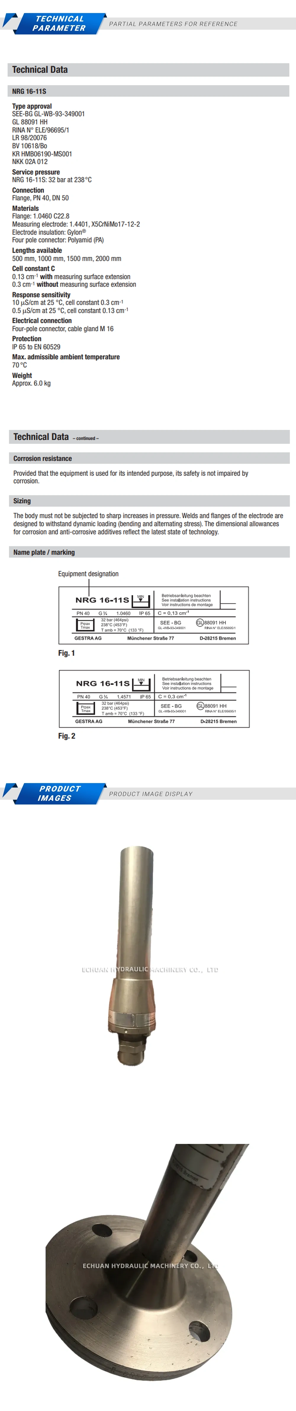 Gestra NRG16-11S Description