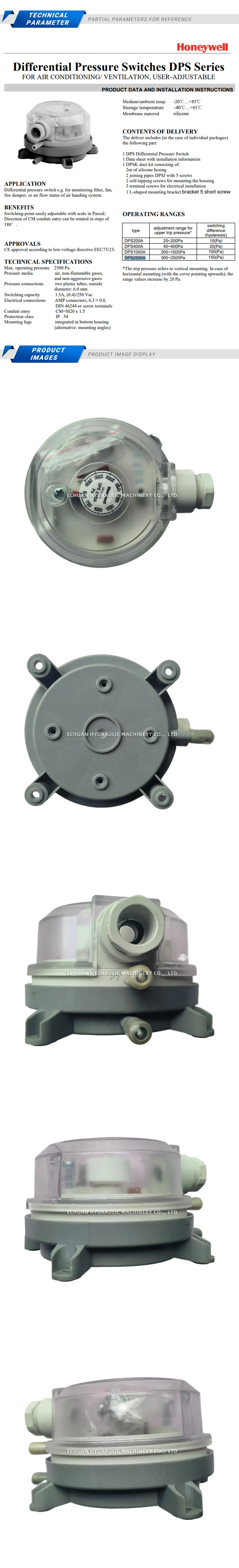 Honeywell DPS2500A Description