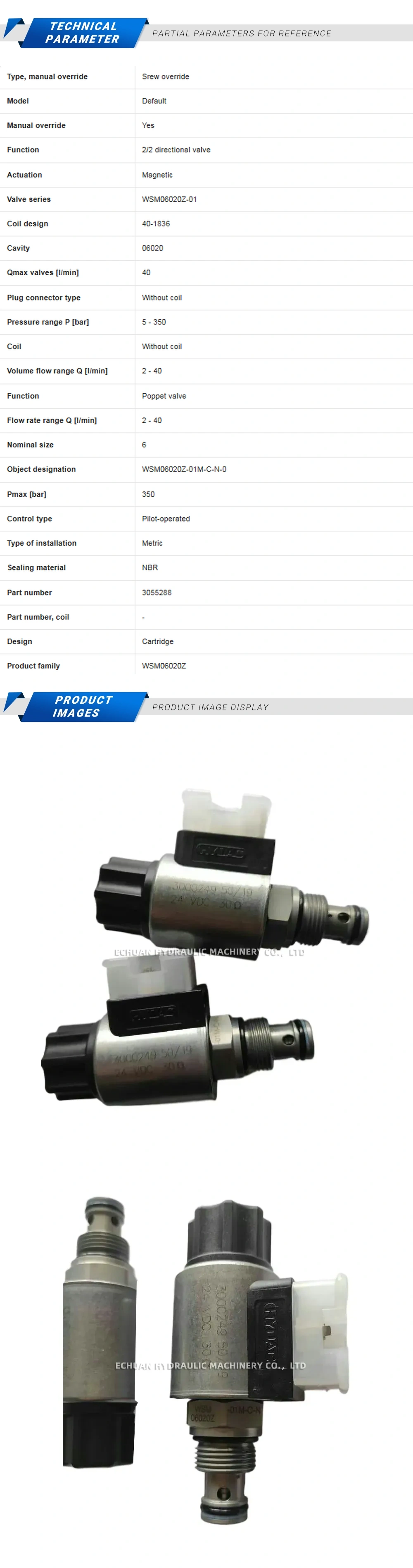 Hydac WSM06020Z-01M-C-N Description