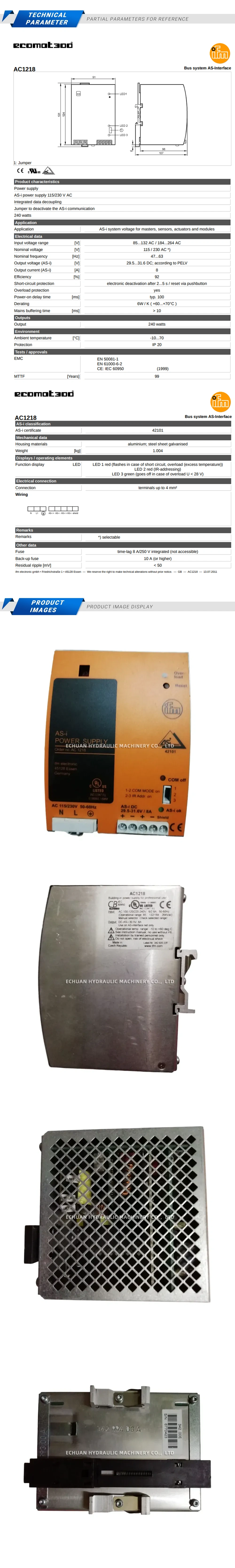 IFM AC1218 Description