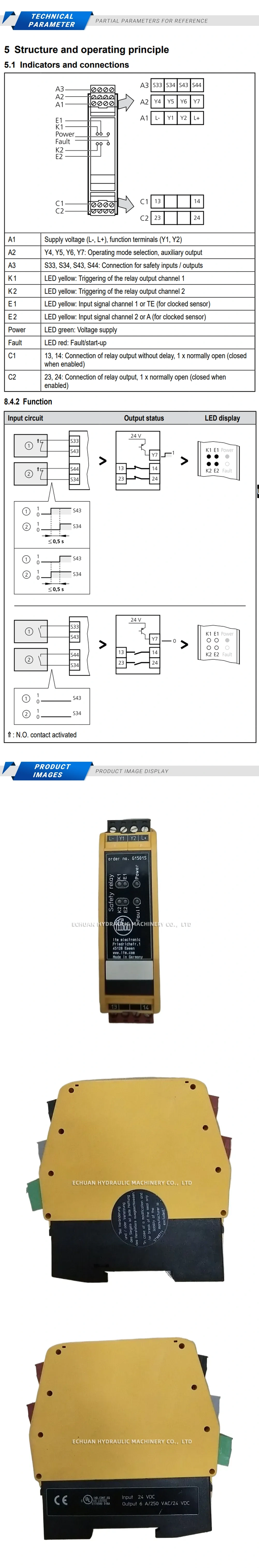 IFM G1501S Description
