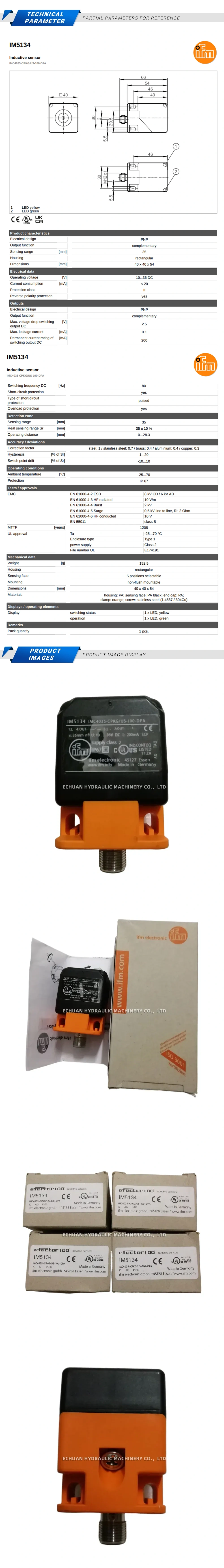 IFM IM5134 Description