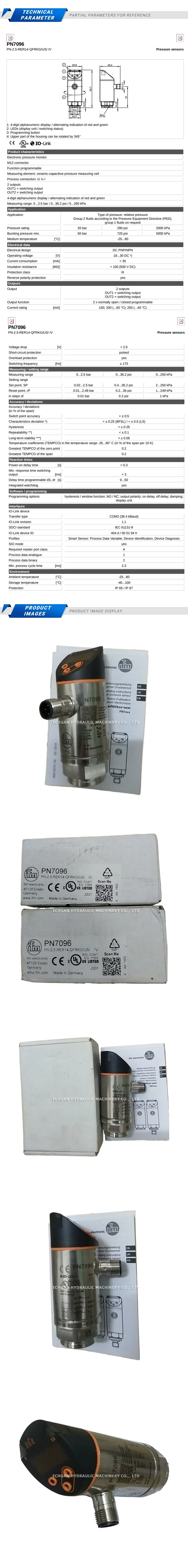 IFM PN7096 Description