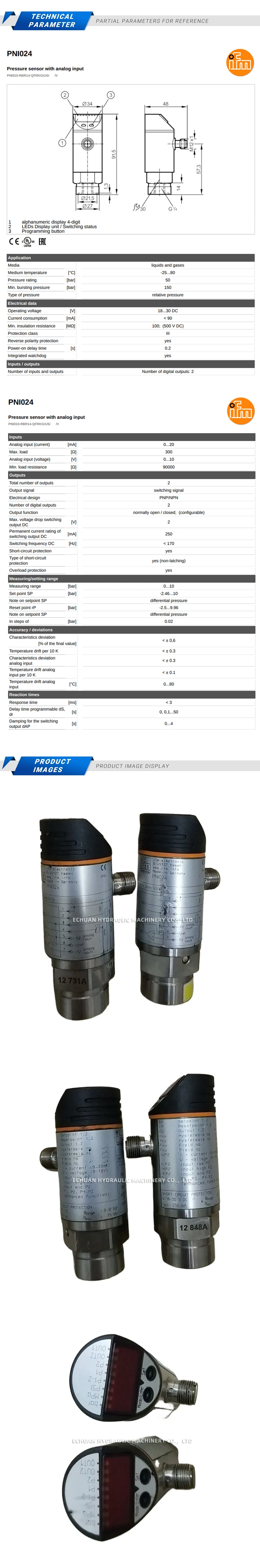 IFM PNI024 Description