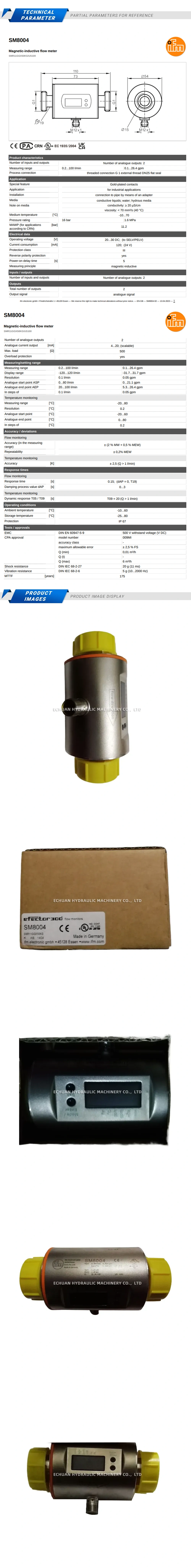 IFM SM8004 Description