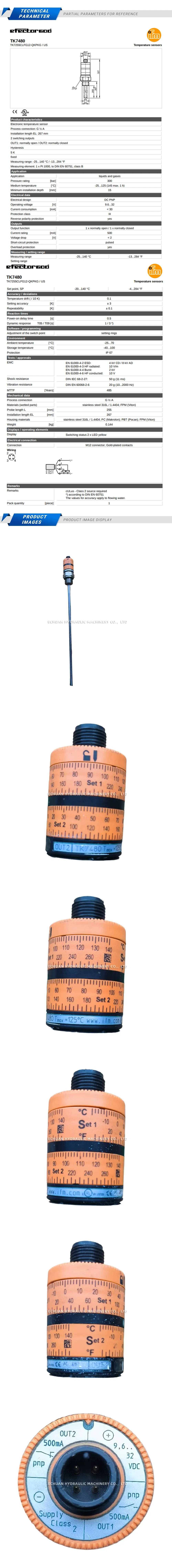 IFM TK7480 Description