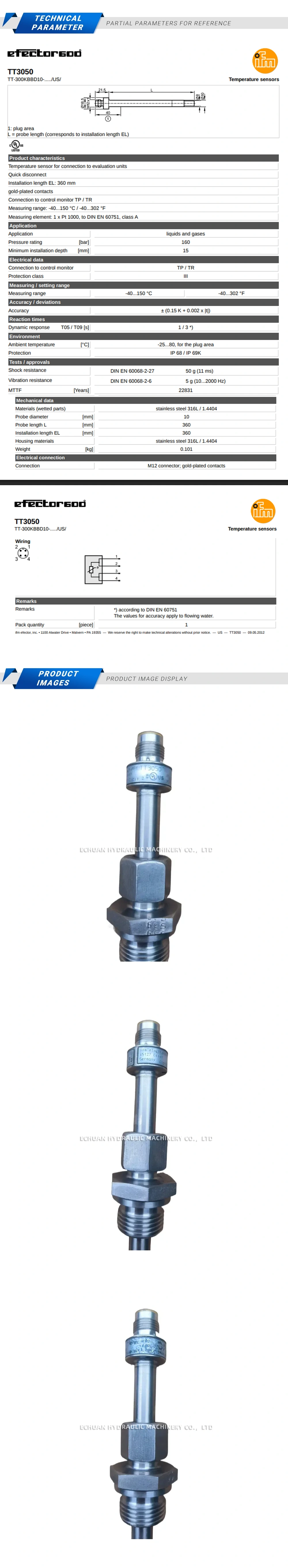 IFM TT3050 Description