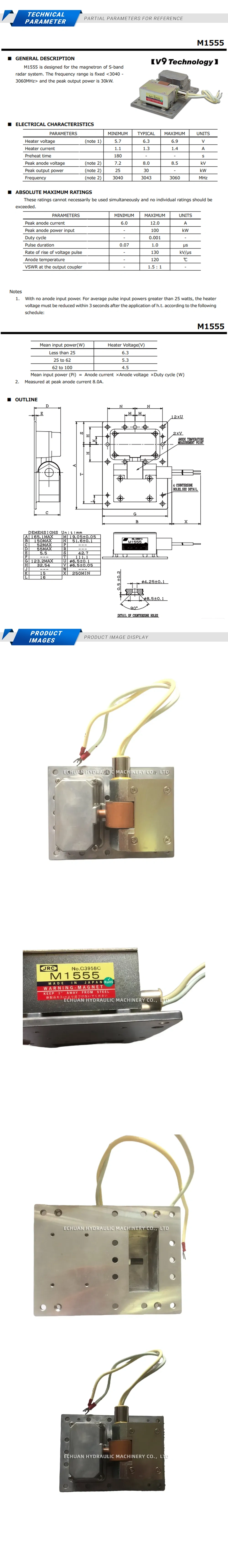 JRC M1555 Description