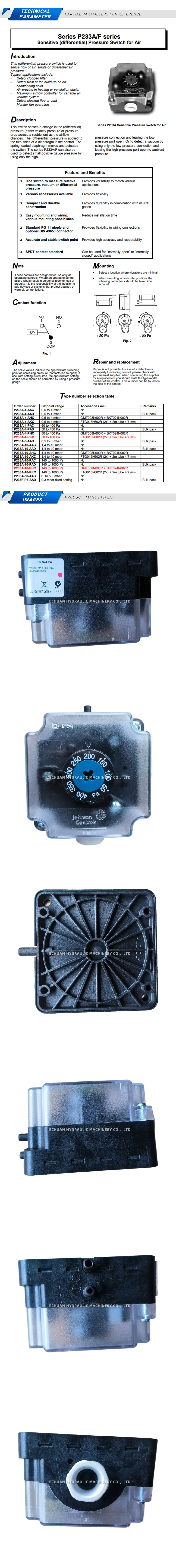 Johnson P233A-4-PA Description