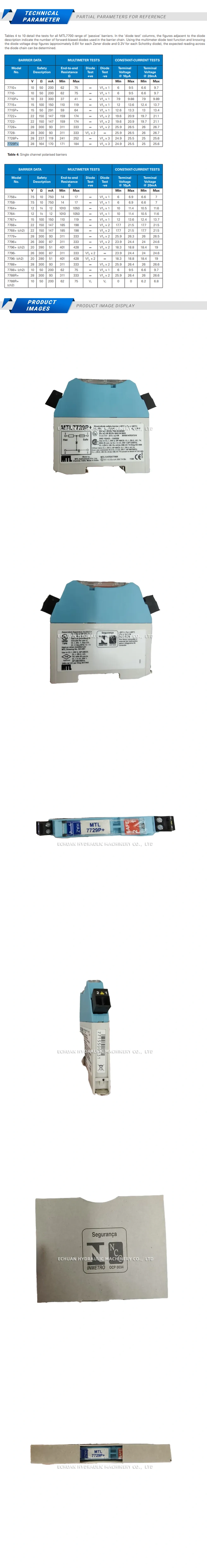 MTL MTL7729P+ Description