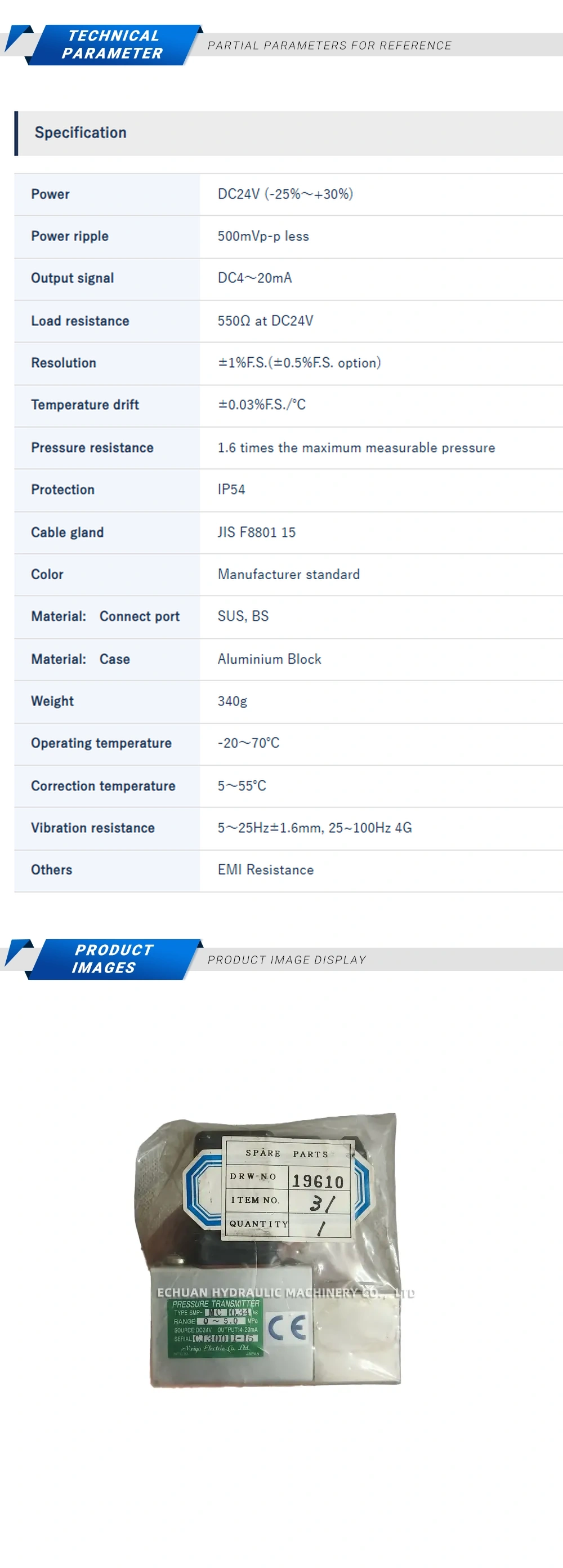 Meiyo SMP-MC 034 Description