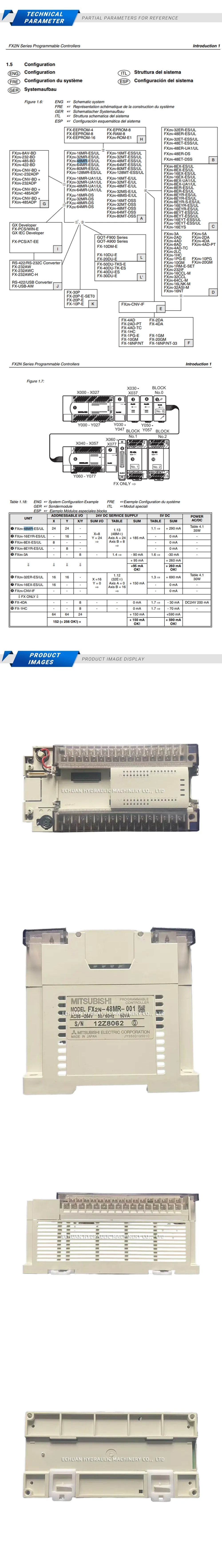 Mitsubishi FX2N-48MR-001 Description