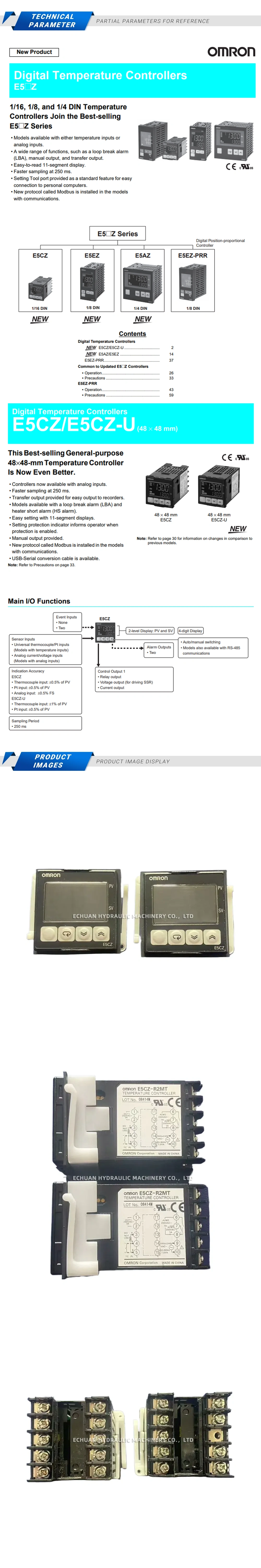 OMRON E5CZ-R2MT Description