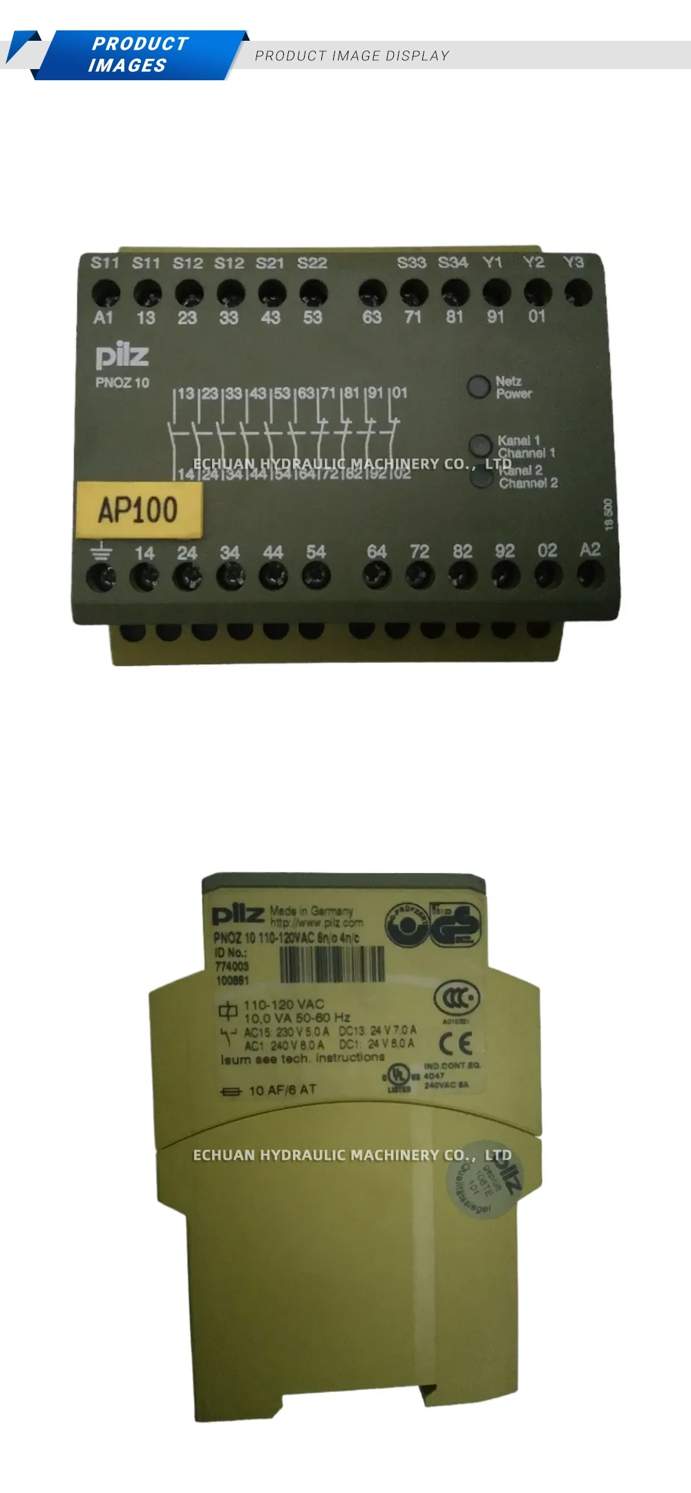 PILZ PNOZ 10 774003 Description