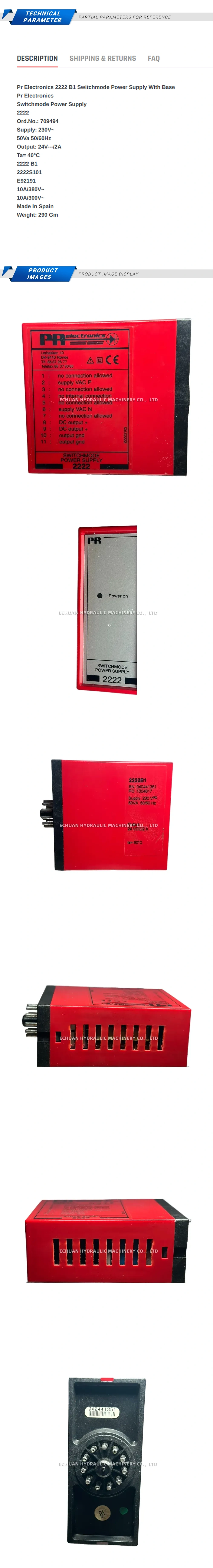 PR electronics 2222B1 Description