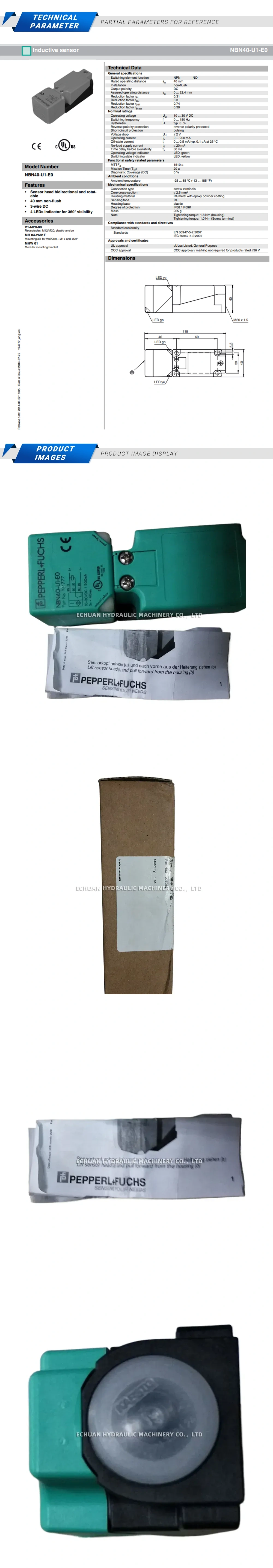 Pepperl+Fuchs NBN40-U1-E0 Description