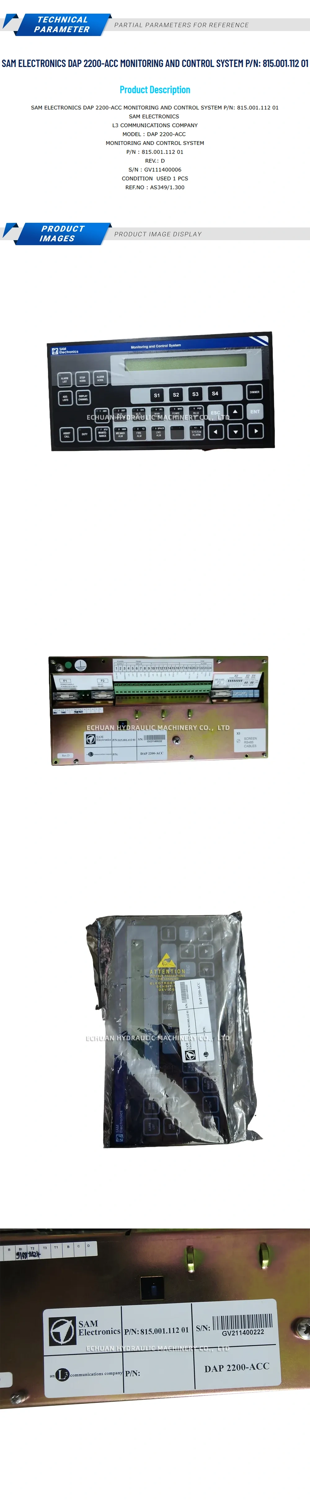 SAM Electronics DAP 2200-ACC Description