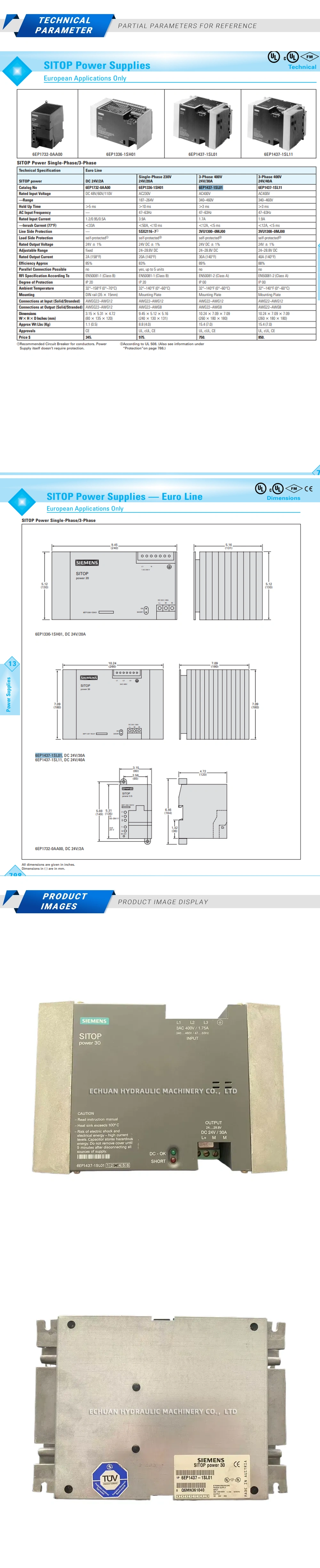 SIEMENS 6EP1437-1SL01 Description