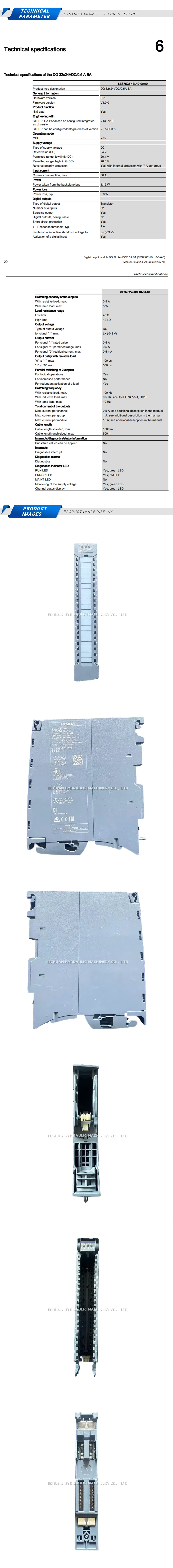 SIEMENS 6ES7522-1BL10-0AA0 Description