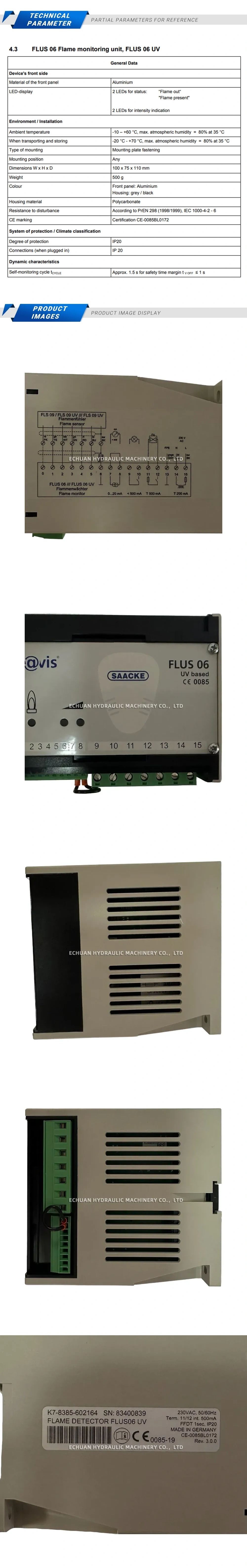 Saacke FLUS06 Description