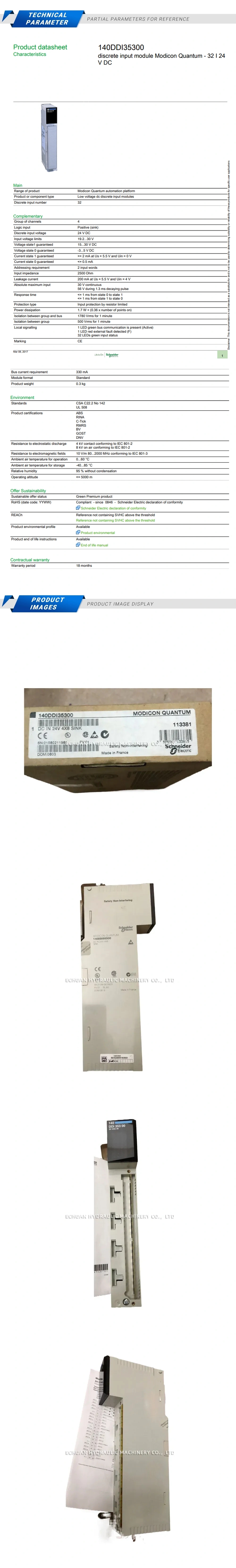 Schneider 140DDI35300 Description