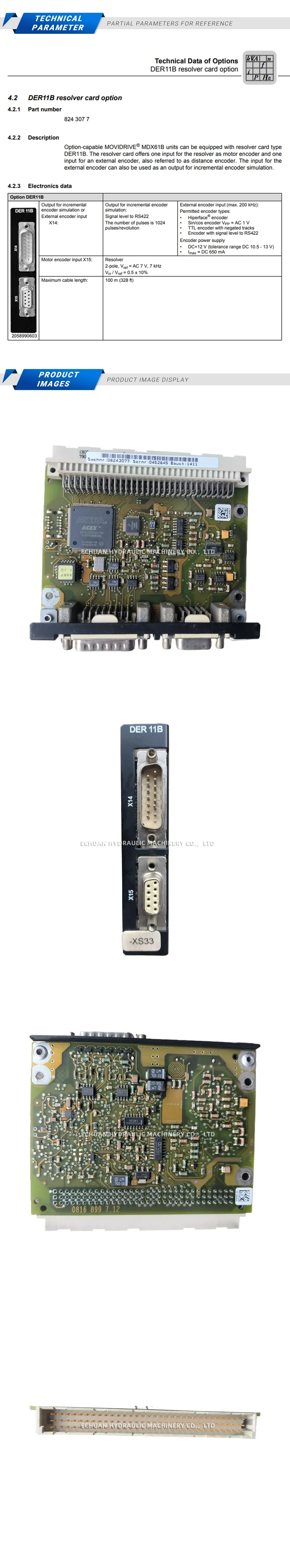 Sew DER11B Description