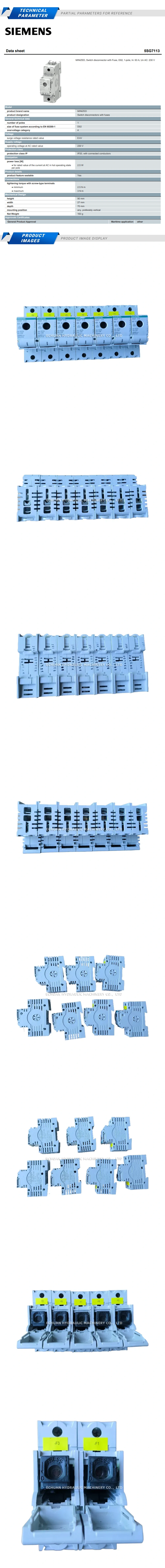 Siemens 5SG7 113 Description