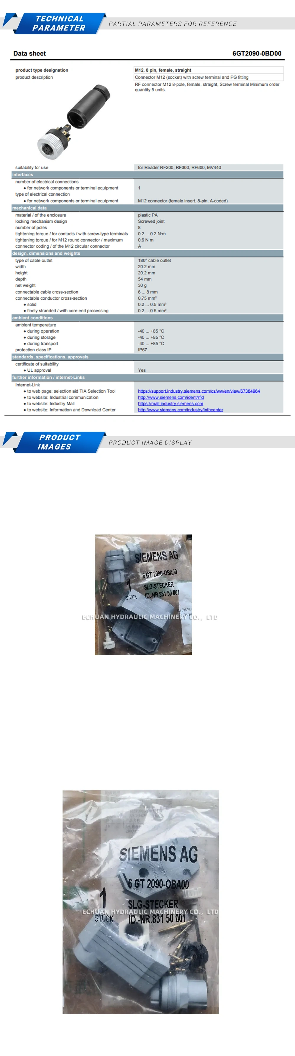 Siemens 6GT2090-OBA00 Description