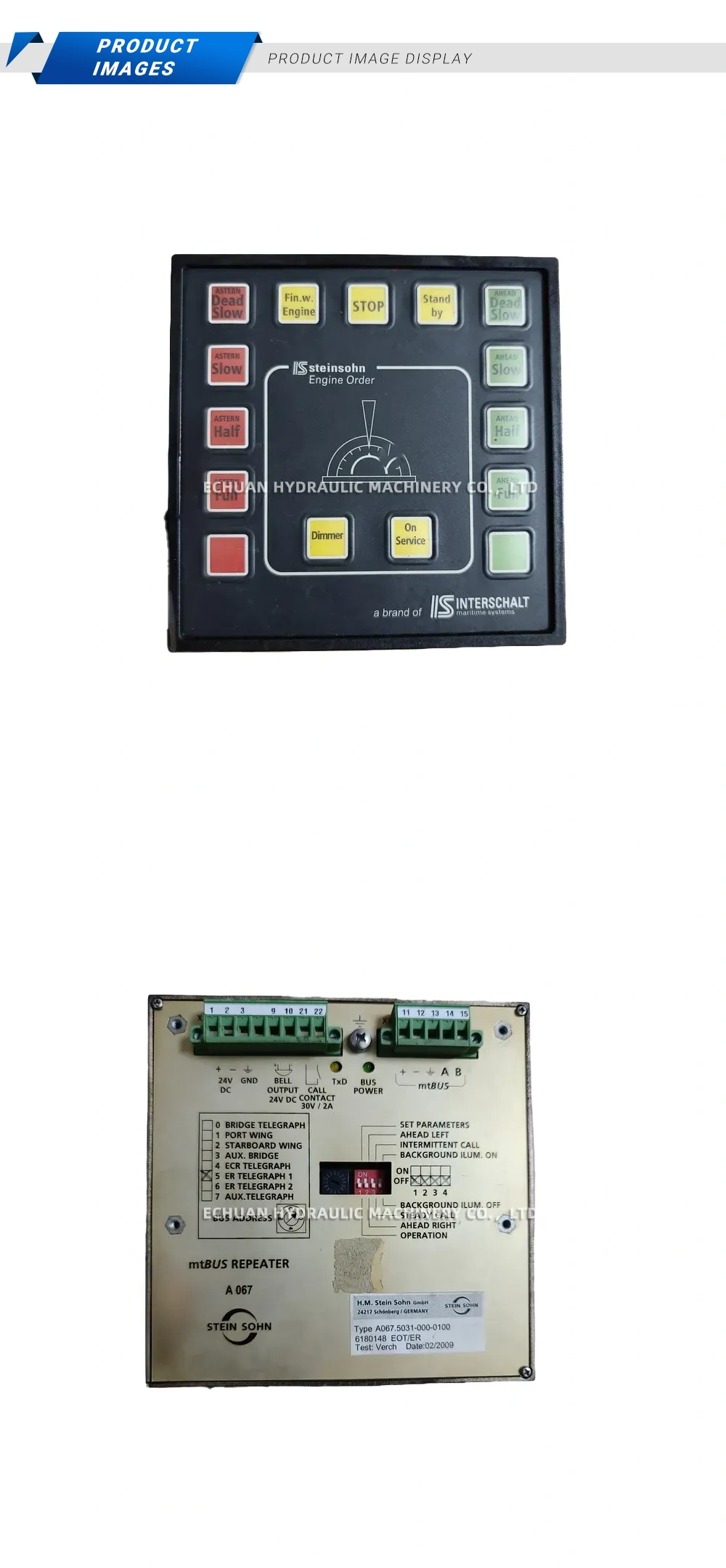 Stein Sohn A067.5031-000-0100 Description