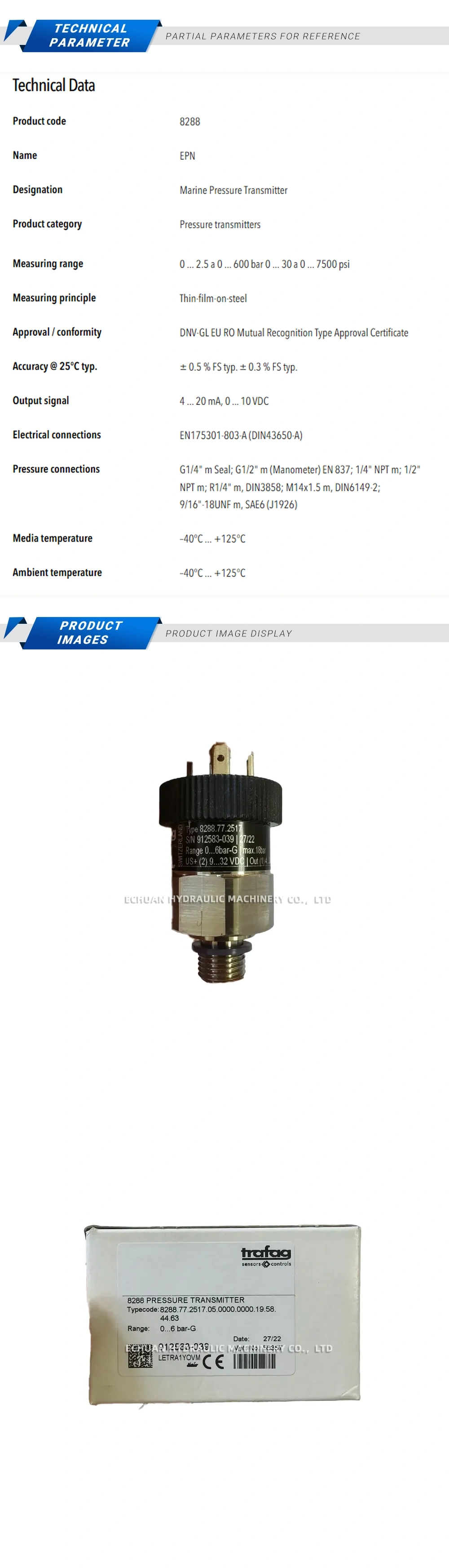 Trafag 8288.77.2517 Description