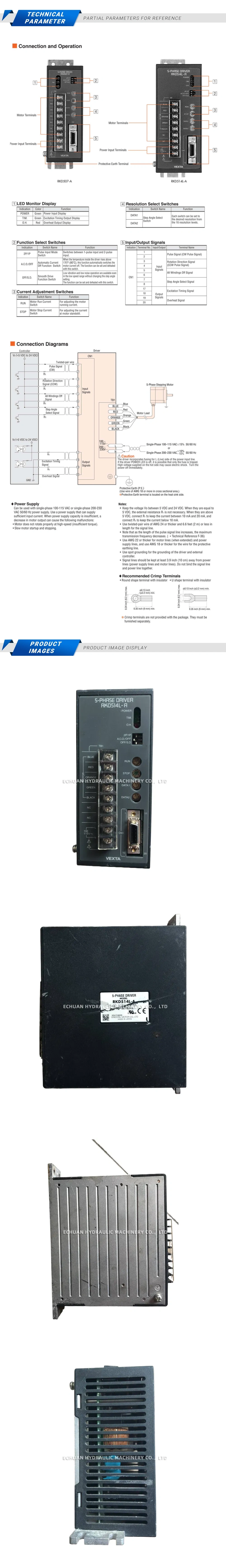 VEXTA PKD514L-A Description