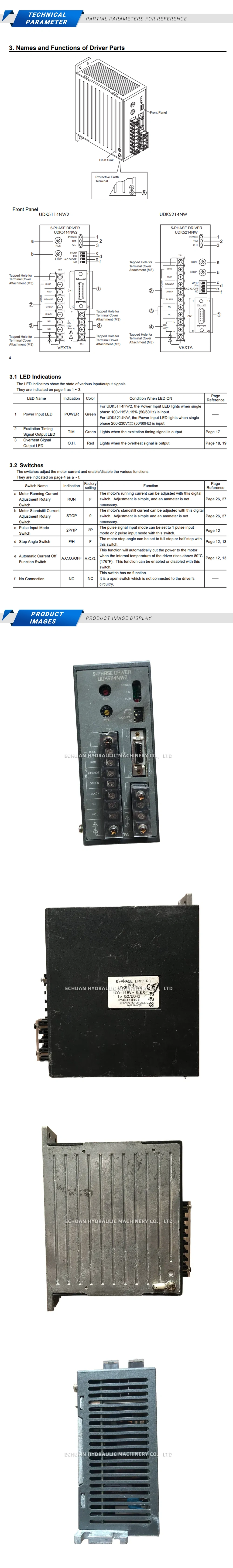 VEXTA UDK5114NW2 Description