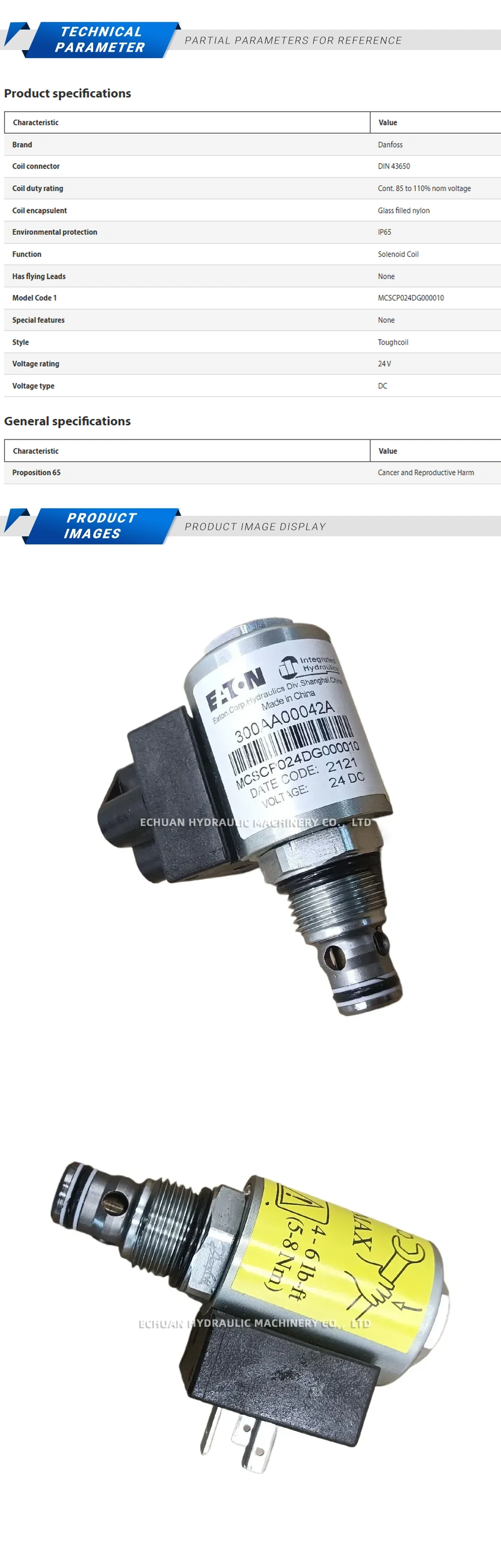 Vickers 300AA00042A Description