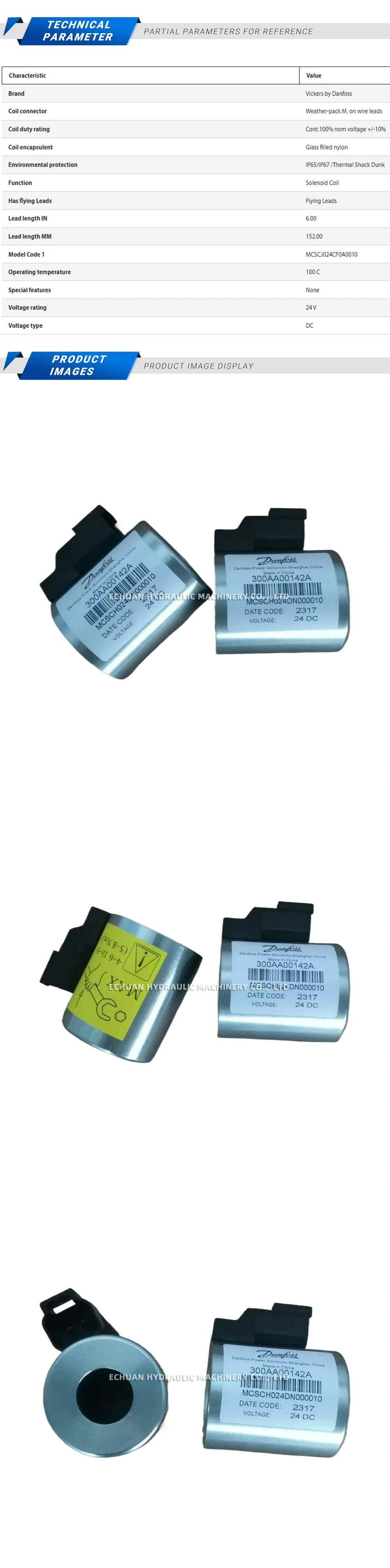 Vickers 300AA00142A Description