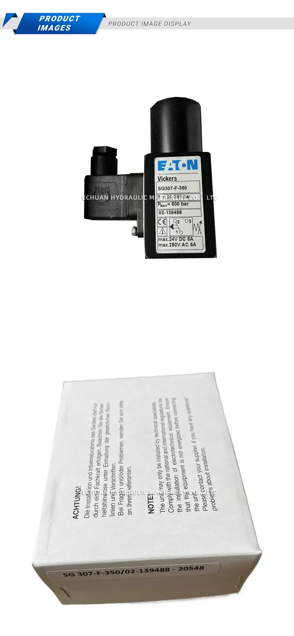 Vickers SG307-F-350 Description