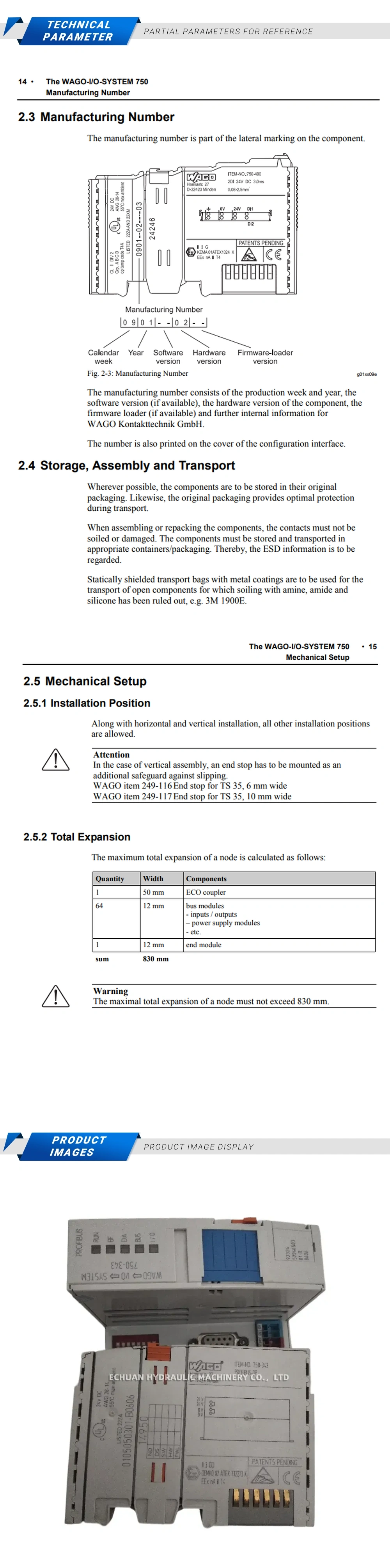 WAGO 750-343 Description