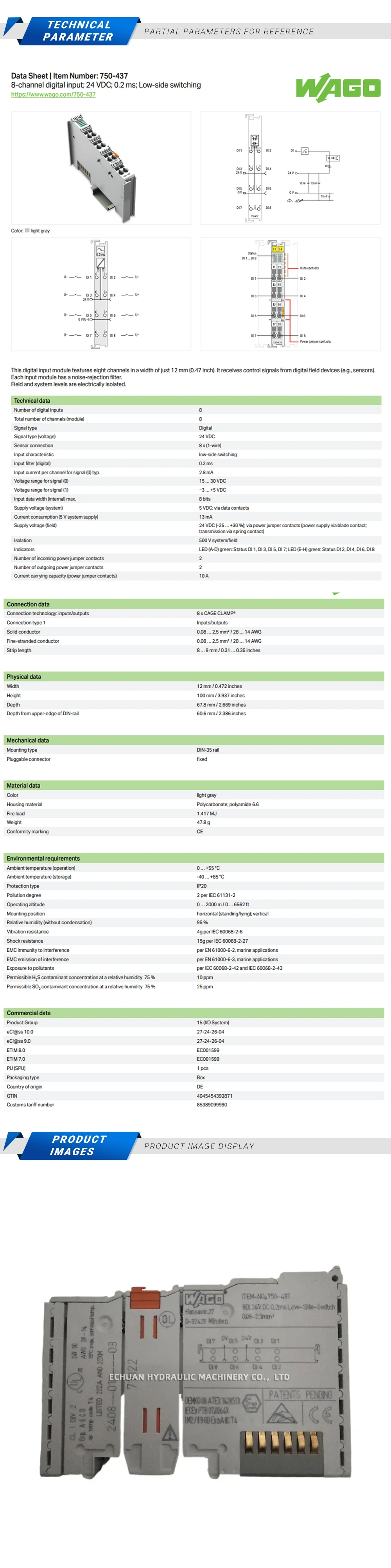 WAGO 750-437 Description