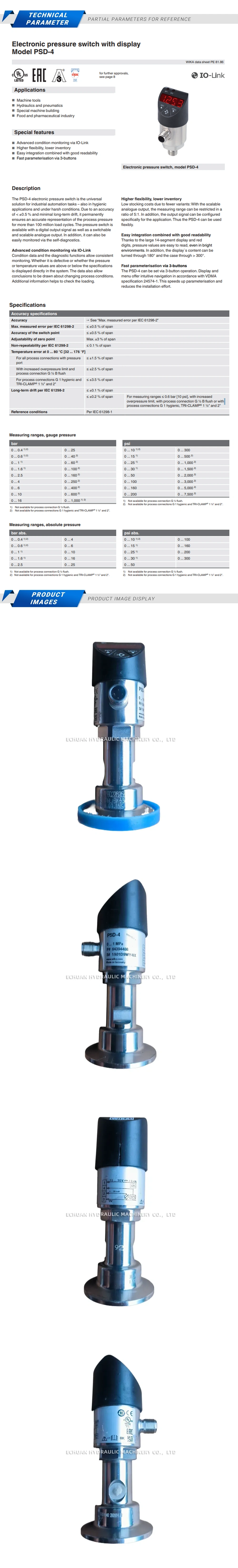 WIKA PSD-4 Description