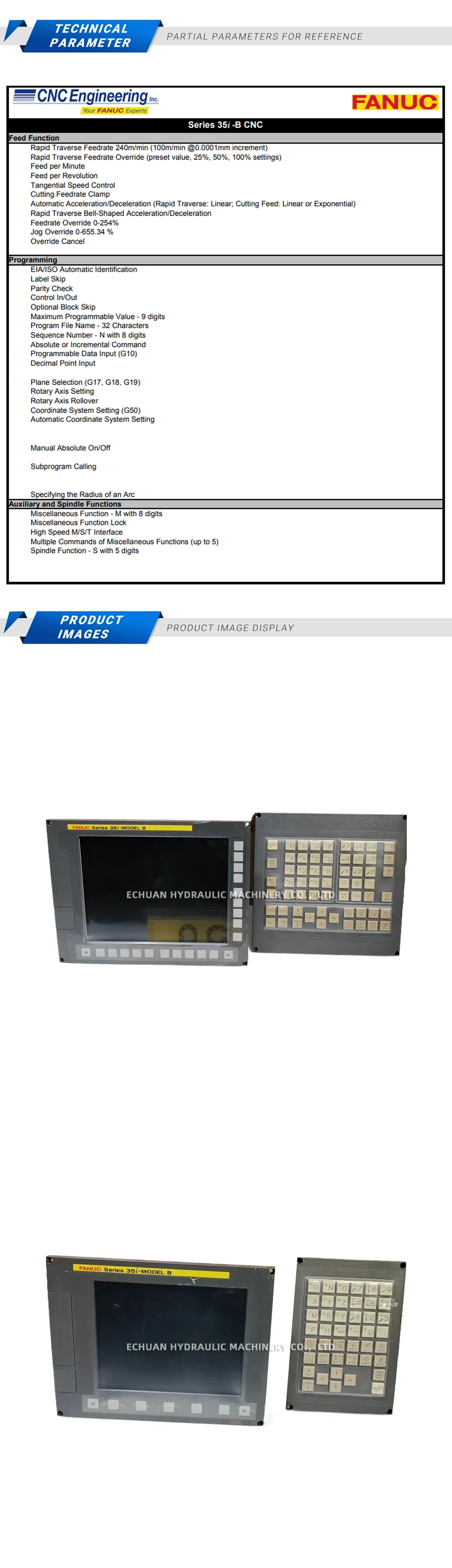 Fanuc 35i-B Description