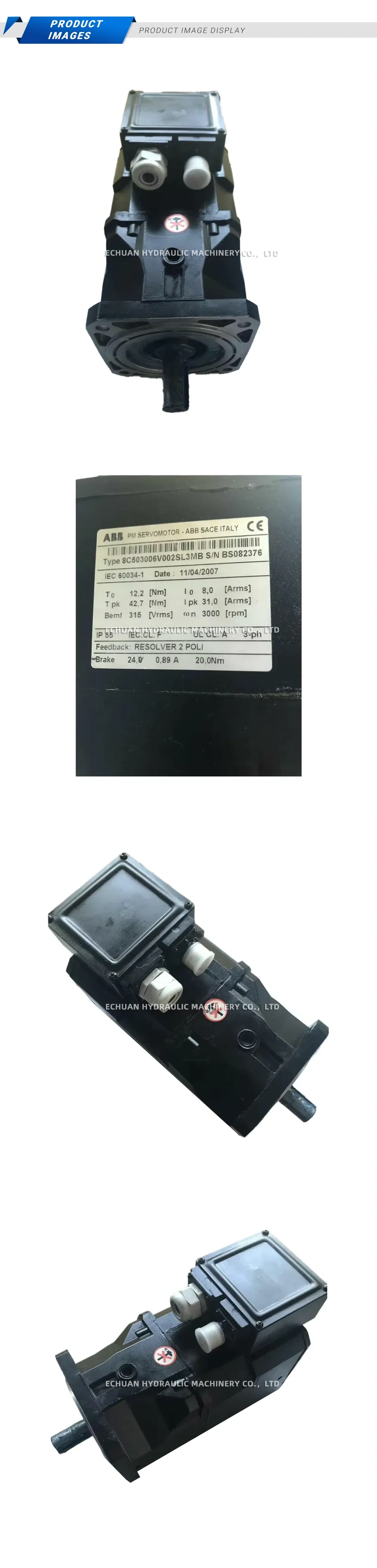 ABB 8C503006V002SL3MB S/N BS082376 Description