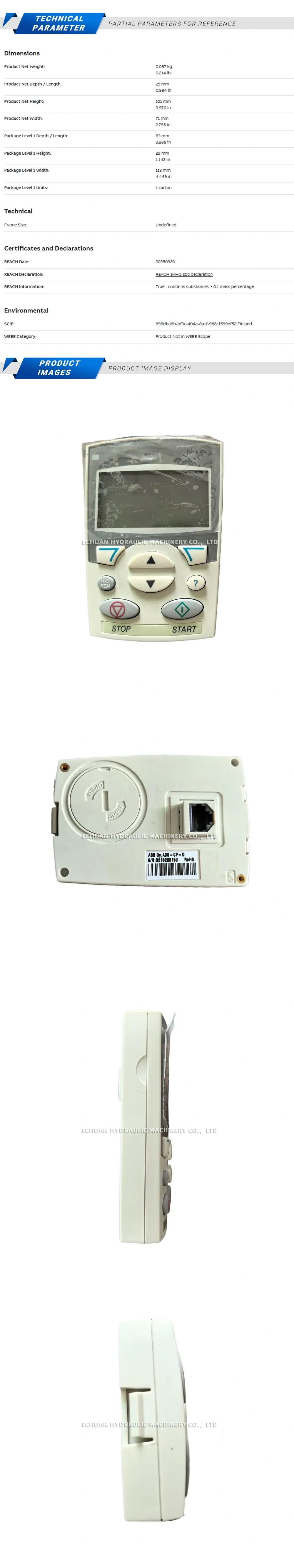 ABB ACS-CP-D Description