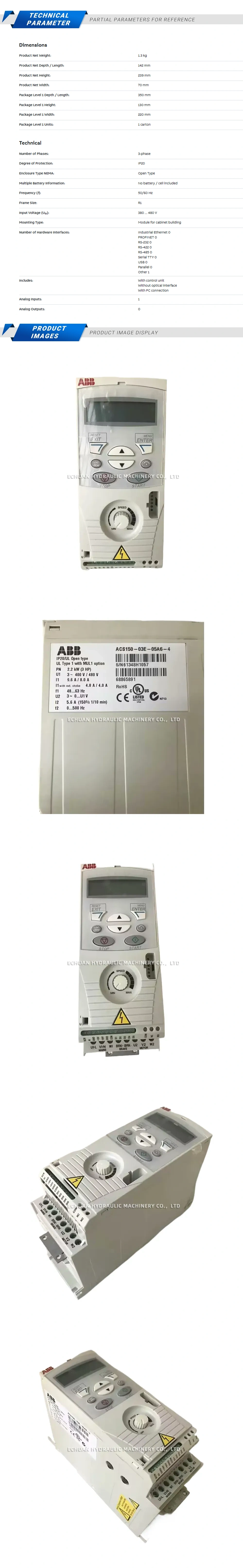 ABB ACS150-03E-05A6-4 Description