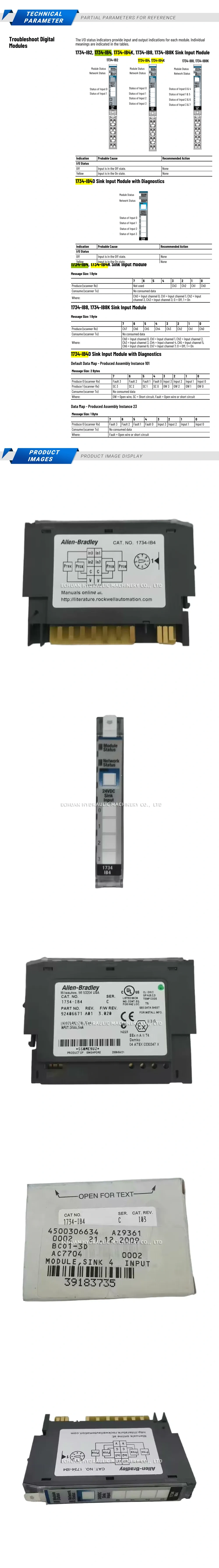 Allen-Bradley 1734-IB4 Description