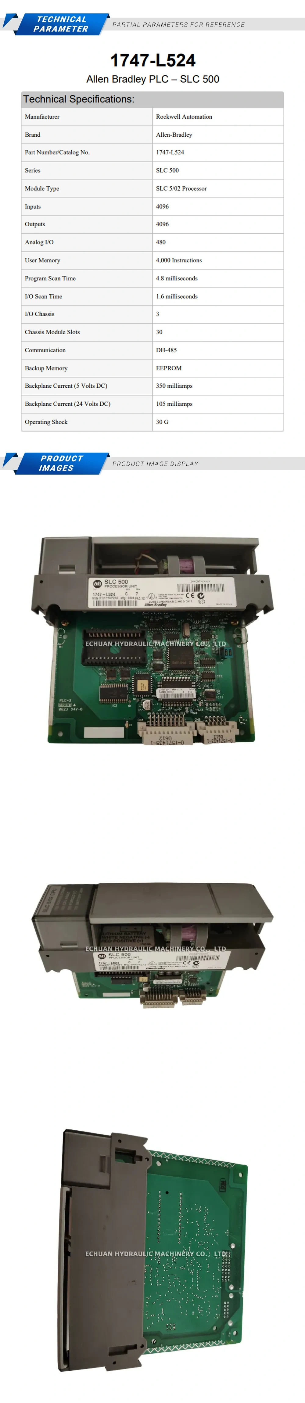 Allen-Bradley 1747-L524 Description