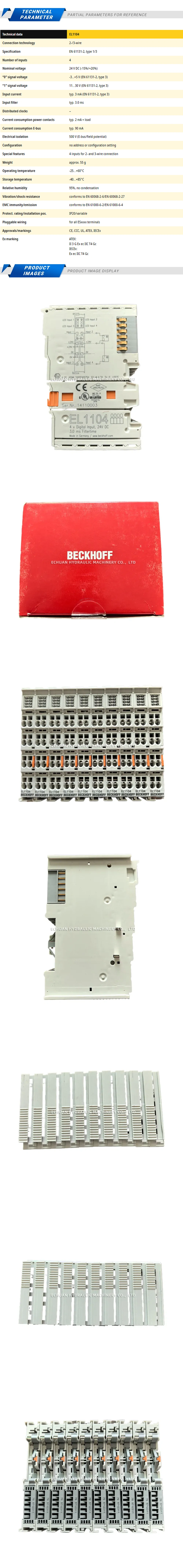 Beckhoff EL1104-0000 Description