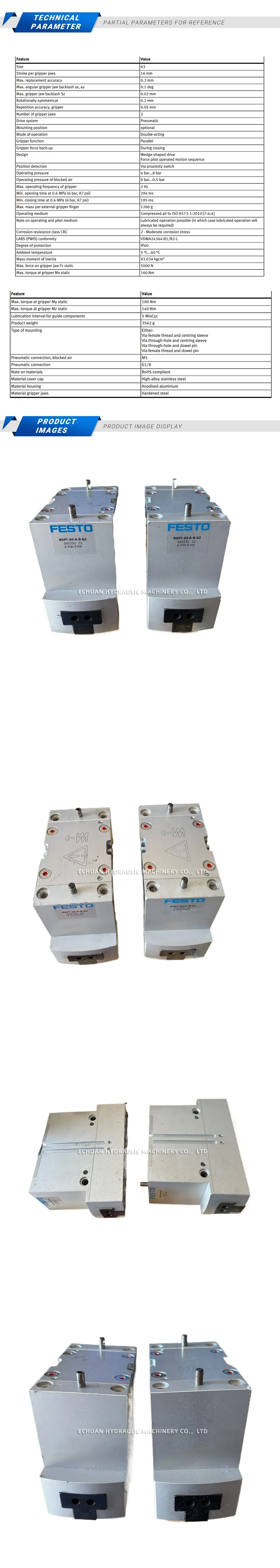 Festo HGPT-63-A-B-G2 Description