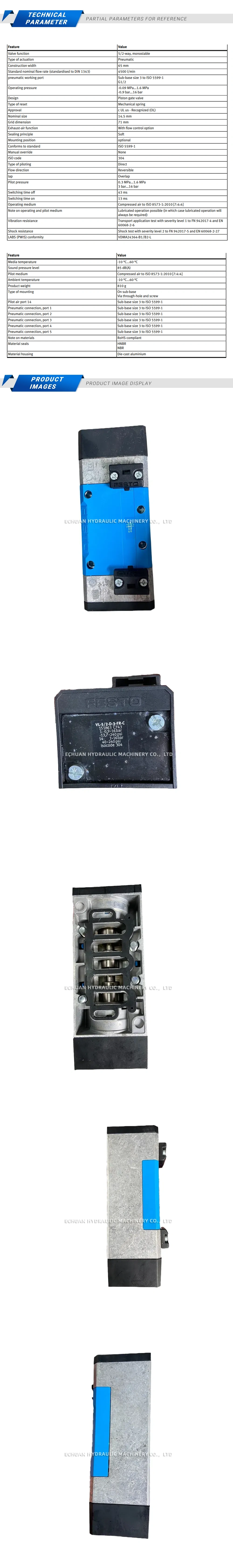 Festo VL-5/2-D-3-FR-C 151863 Description